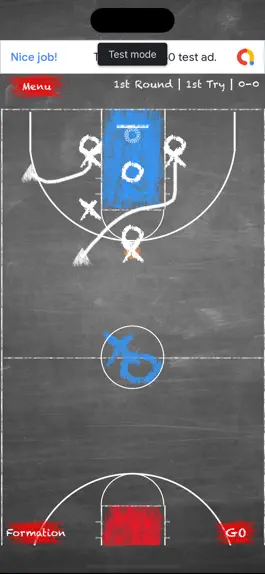 Game screenshot X's and O's Basketball apk