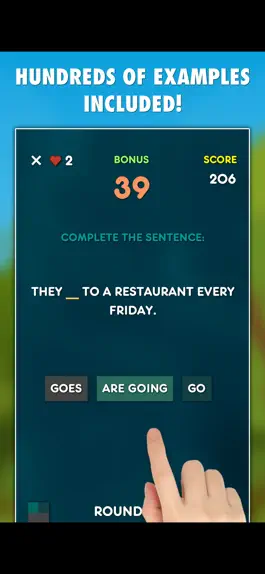 Game screenshot Present Tenses Grammar Test apk