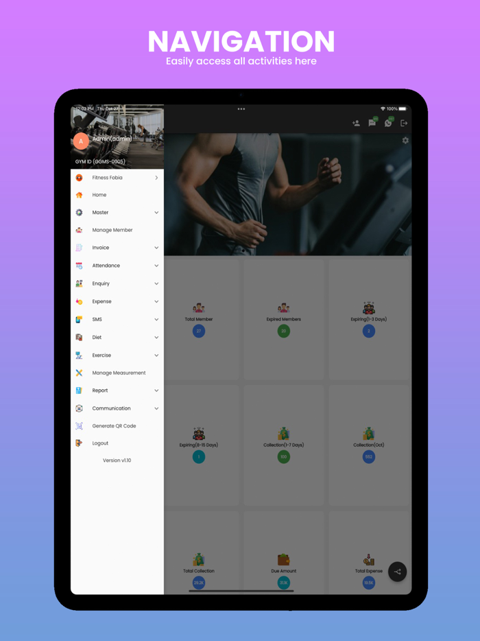 GGMS - Gym Management App