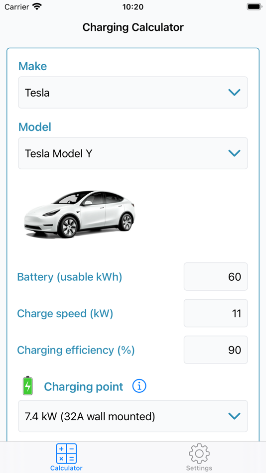 #1. EV Charge Calculator - Offline (iOS) 게시자: Do Tri
