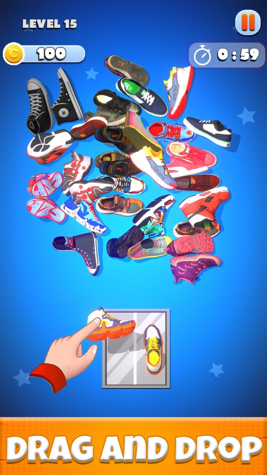 #3. Sneaker Sort Puzzle Game (iOS) 来自: Max Games Production