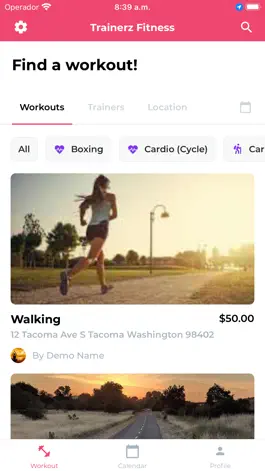 Game screenshot Trainerz Fitness Client apk