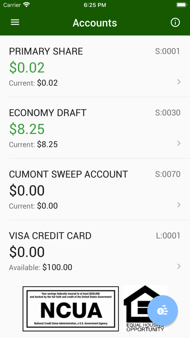 Fergus Federal CU Screenshot