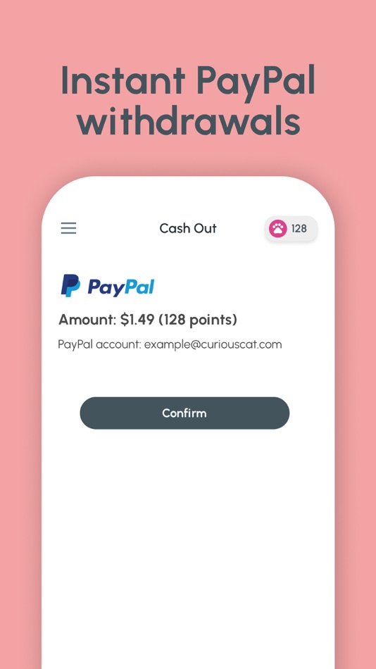 #5. Curious Cat: Paid Surveys (iOS) By: On Device Research