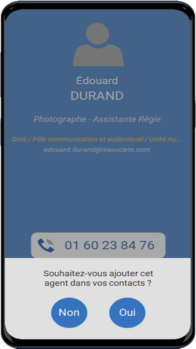 Annuaire INSEP Screenshot