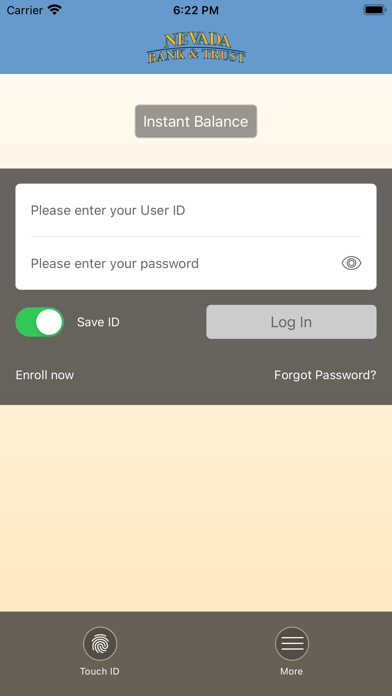 Nevada Bank & Trust Mobile Screenshot