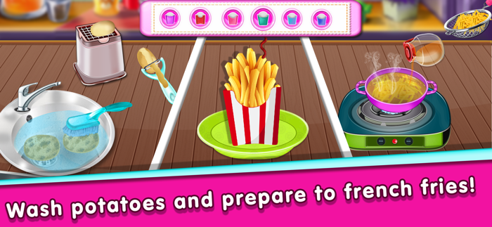 Fast Food Cooking Game