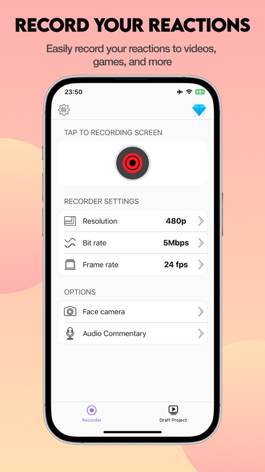 #1. Video Reaction Maker Face Edit (iOS) By: DF Vietnam Company Limited