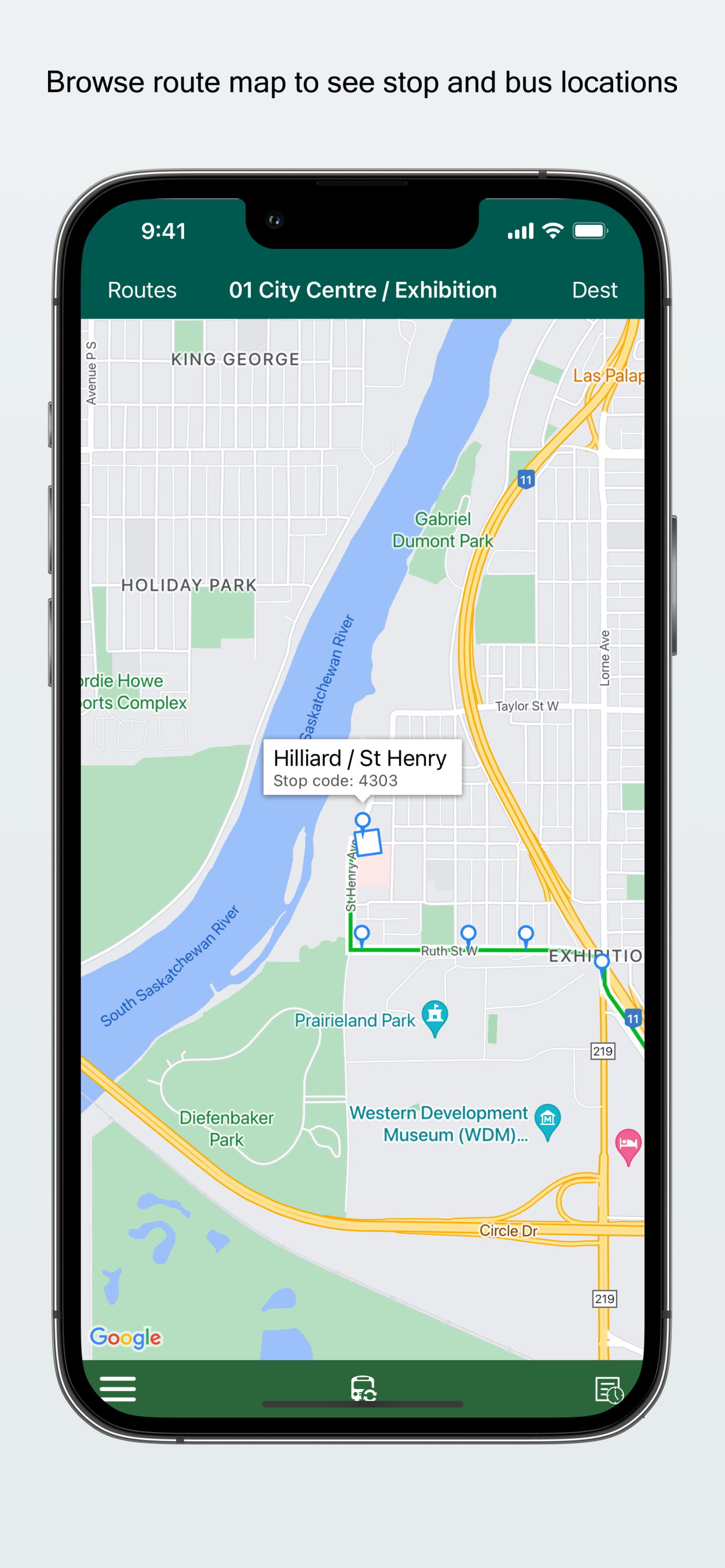 SC Saskatoon Transit screenshot 1