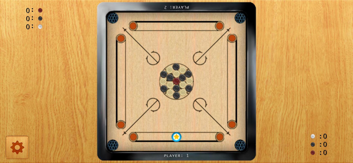 Tap Fingers Pocket Carrom