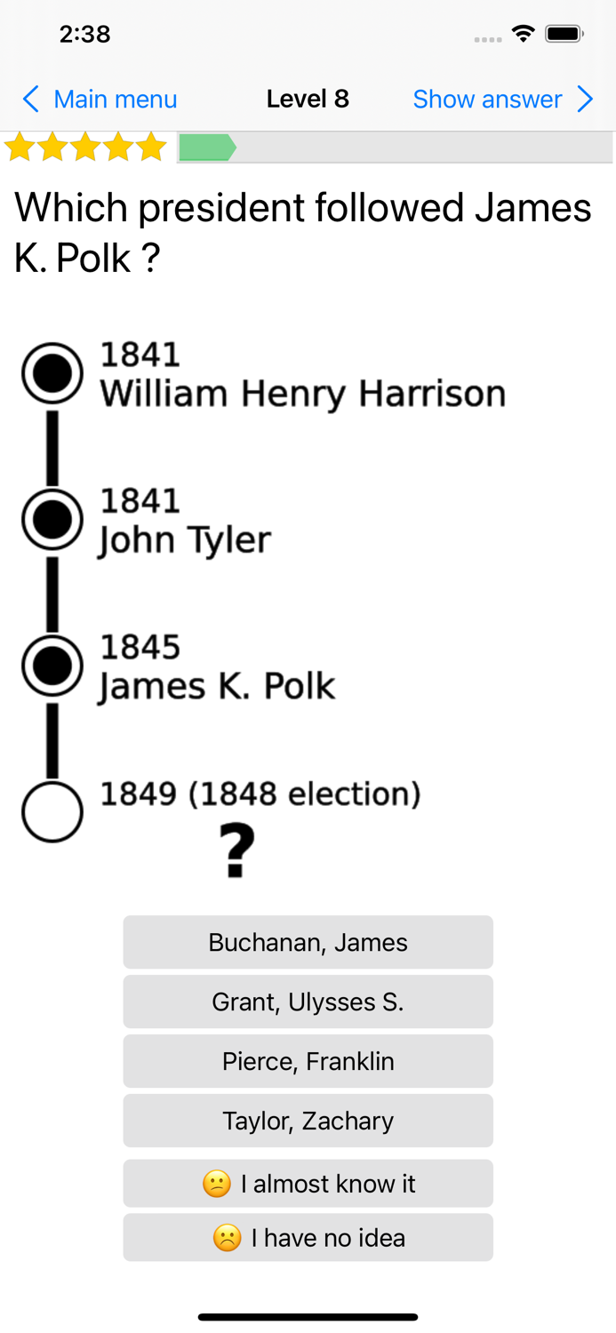 OneMileNorth POTUS Quiz