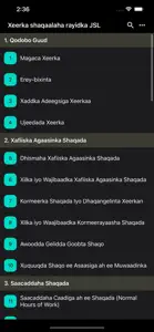 Xeerka Shaqaalaha Rayidka JSL screenshot #3 for iPhone