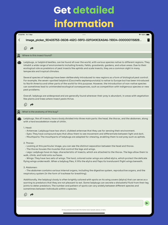 Screenshot #5 pour Bug identifier by picture