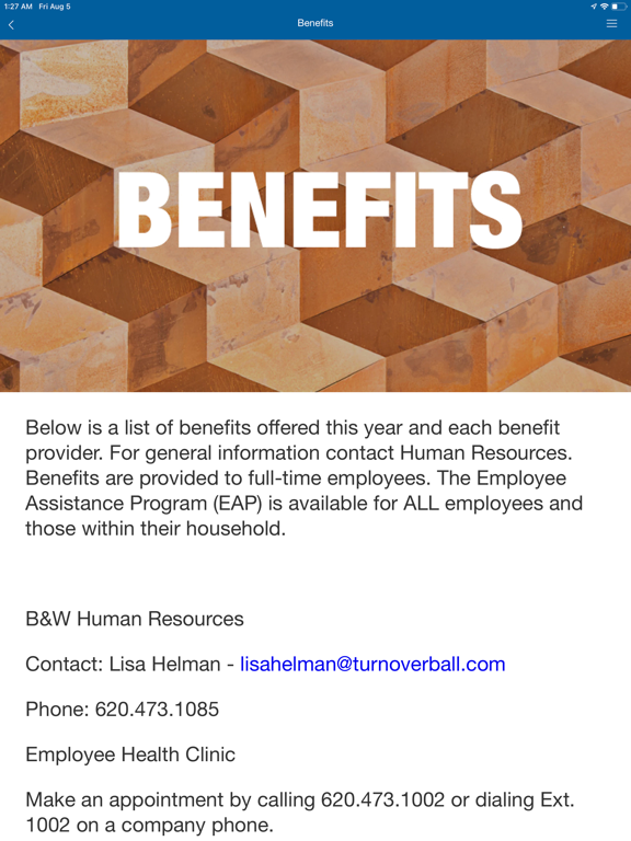 BW Buzz iPad screenshot 4 - Business app