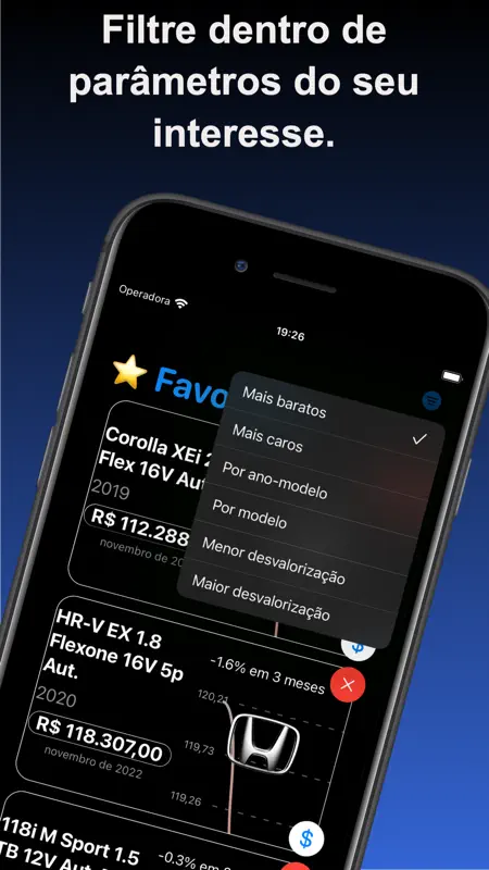 iFIPE: Preços de carros screenshot 3 of 5
