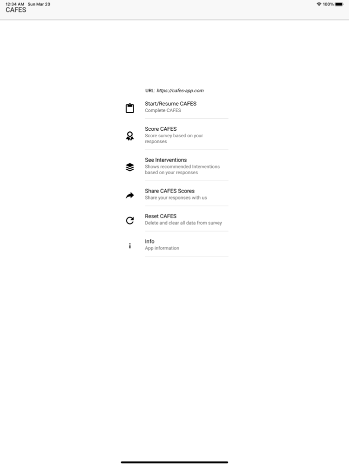 CAFES Cafeteria Assessment