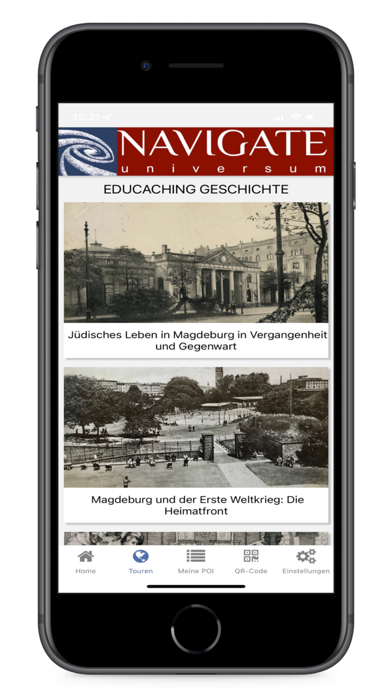 Educaching Geschichte Screenshot