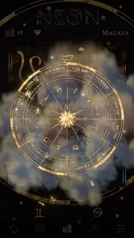 Game screenshot Neon Tarot & Kahve Falı apk