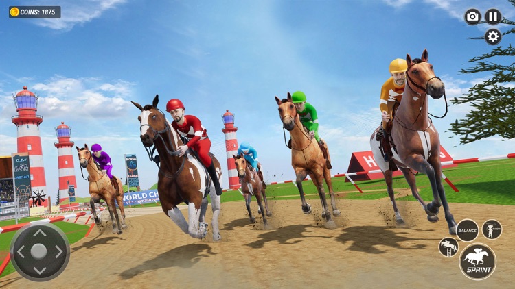 Horse Racing Simulator 3D Game