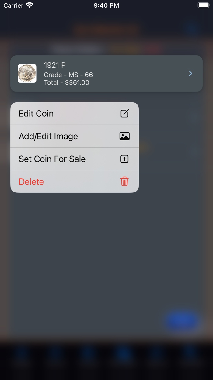 Peace Dollar Collection