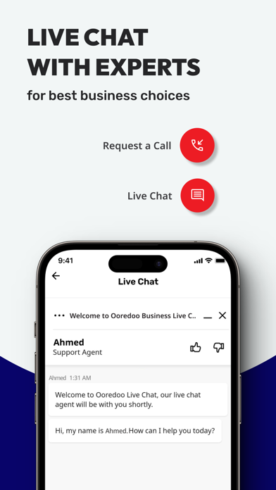 Ooredoo Business iPhone screenshot 5 - Business app