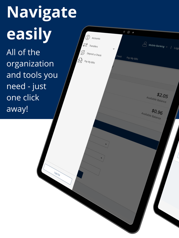 NCSB Mobile iPad screenshot 4 - Finance app