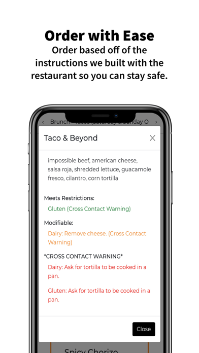 MyMeal - Find Safe Restaurants Screenshot