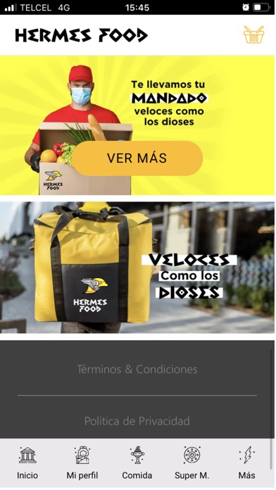 Hermes Food Screenshot