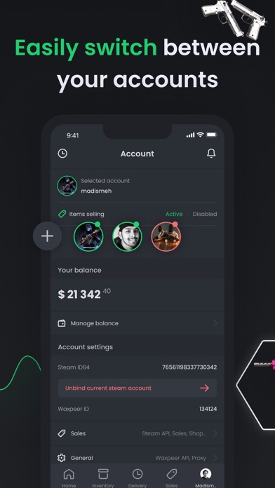 Waxpeer Screenshot