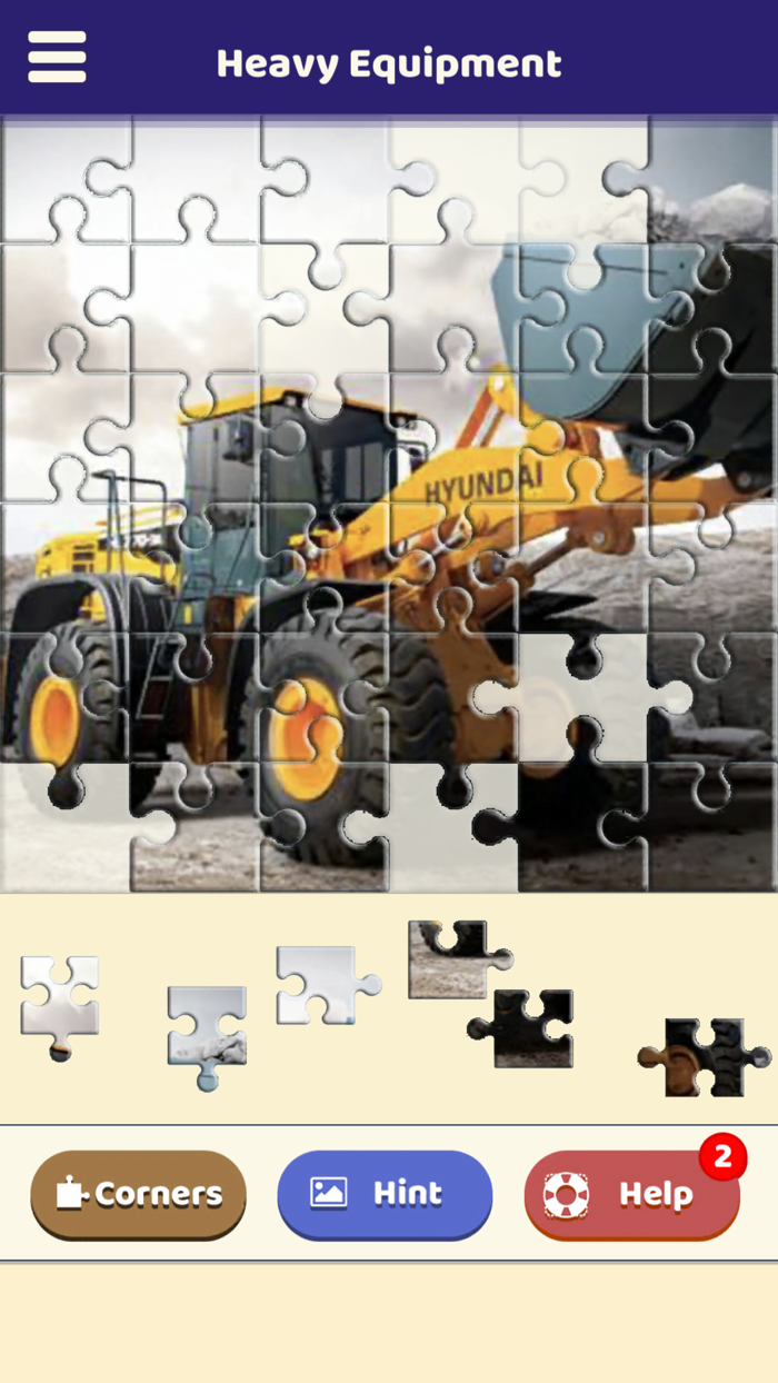 Heavy Equipment Puzzle