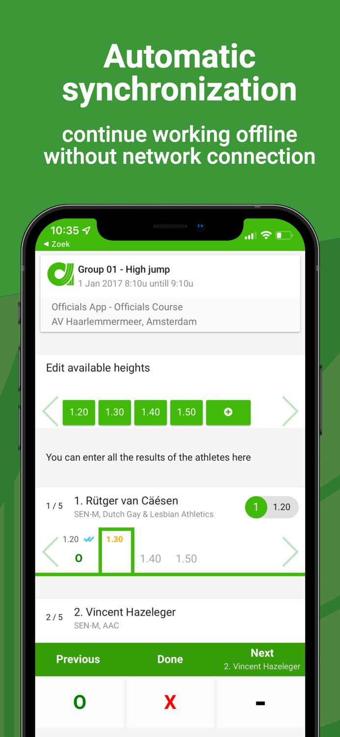 Athletics.app Jury-app