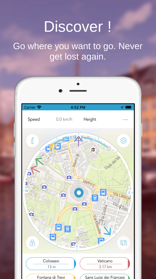 #1. Rome on Foot : Offline Map (iOS) 由: Chaviro Software