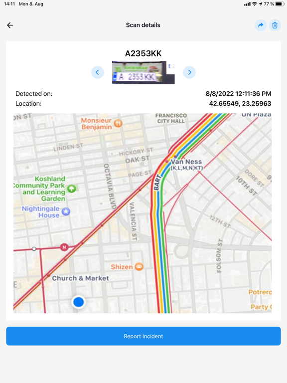 MaxSoft Mobile LPR iPad screenshot 4 - Travel app