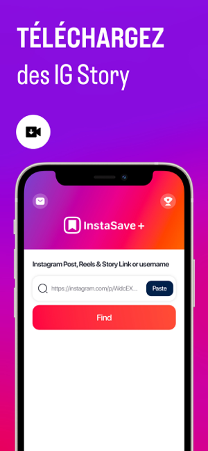 ‎InSave Telecharger video insta Capture d'écran