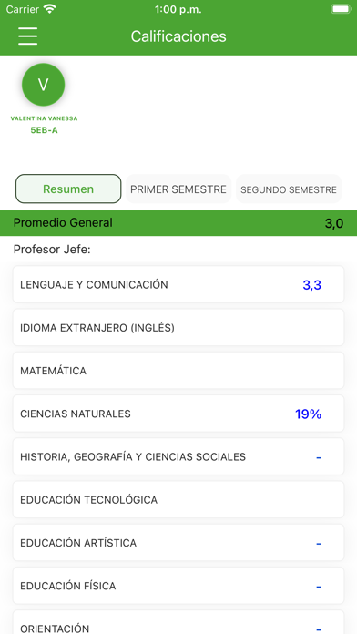 EduFácil Familias Screenshot