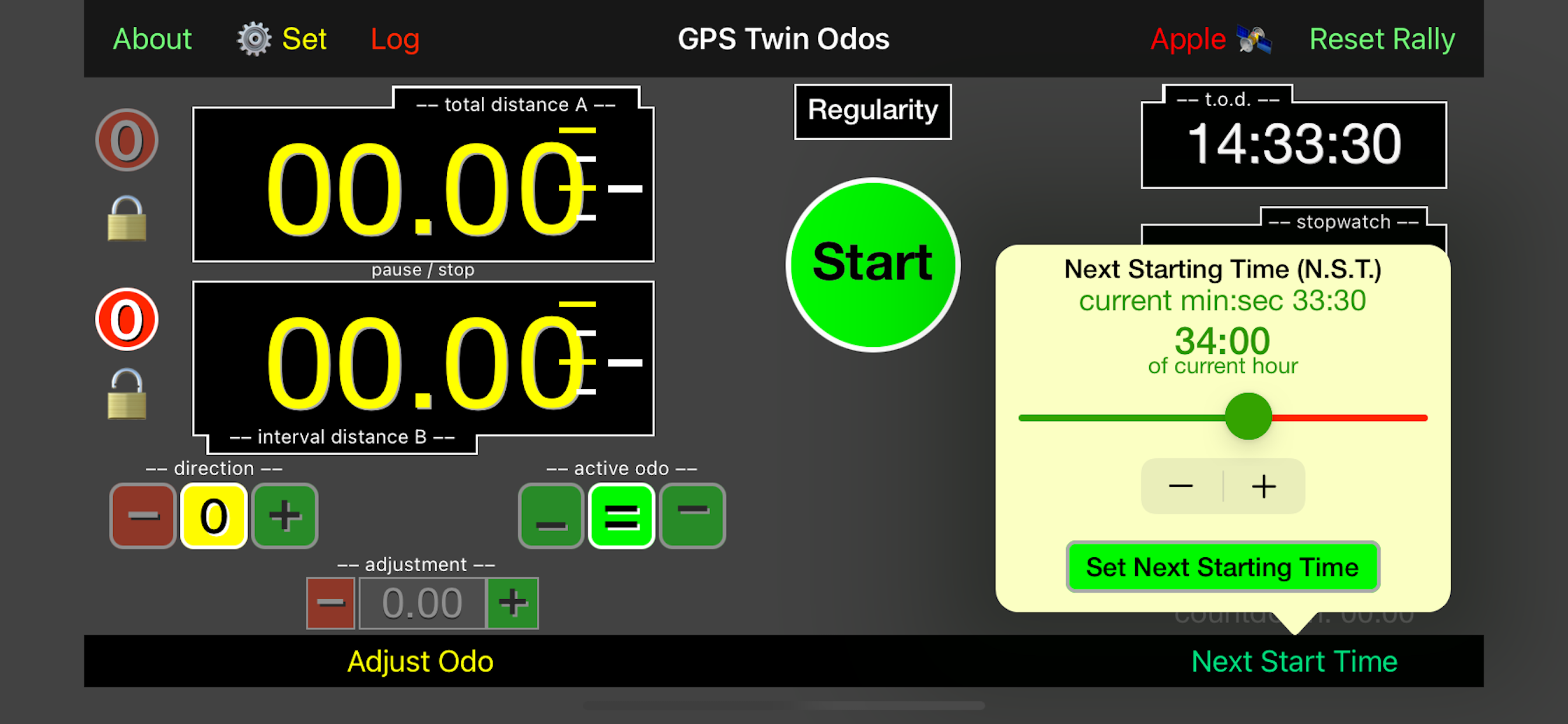 GPS Twin Odometers