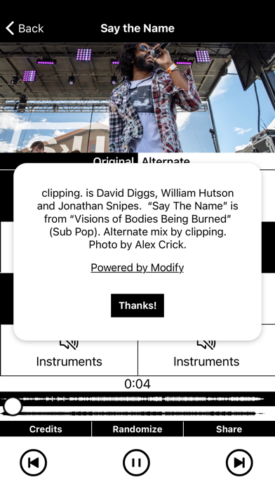 clipping. Screenshot