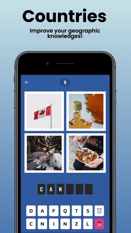 4 pics 1 place Puzzle Game