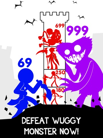 Wuggy Tower: Hero Castle Warsのおすすめ画像1