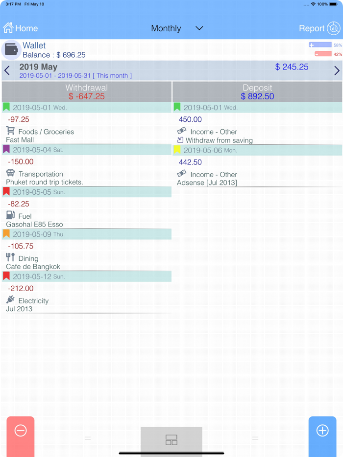 EvoWallet Lite - Money Tracker