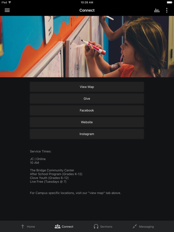 Calvary's Love Church iPad screenshot 2 - Education app