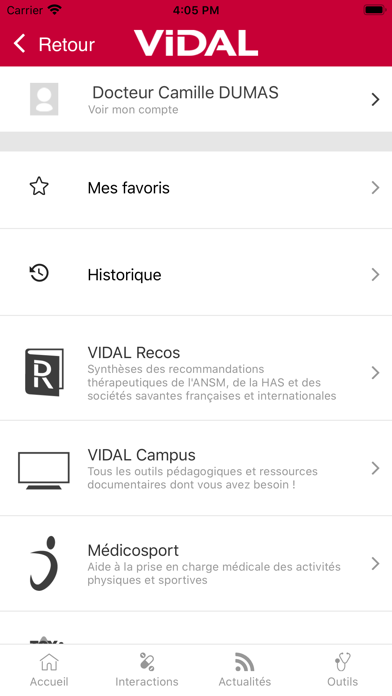 VIDAL Mobile Screenshot