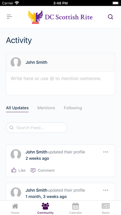 Scottish Rite Washington D.C. Screenshot