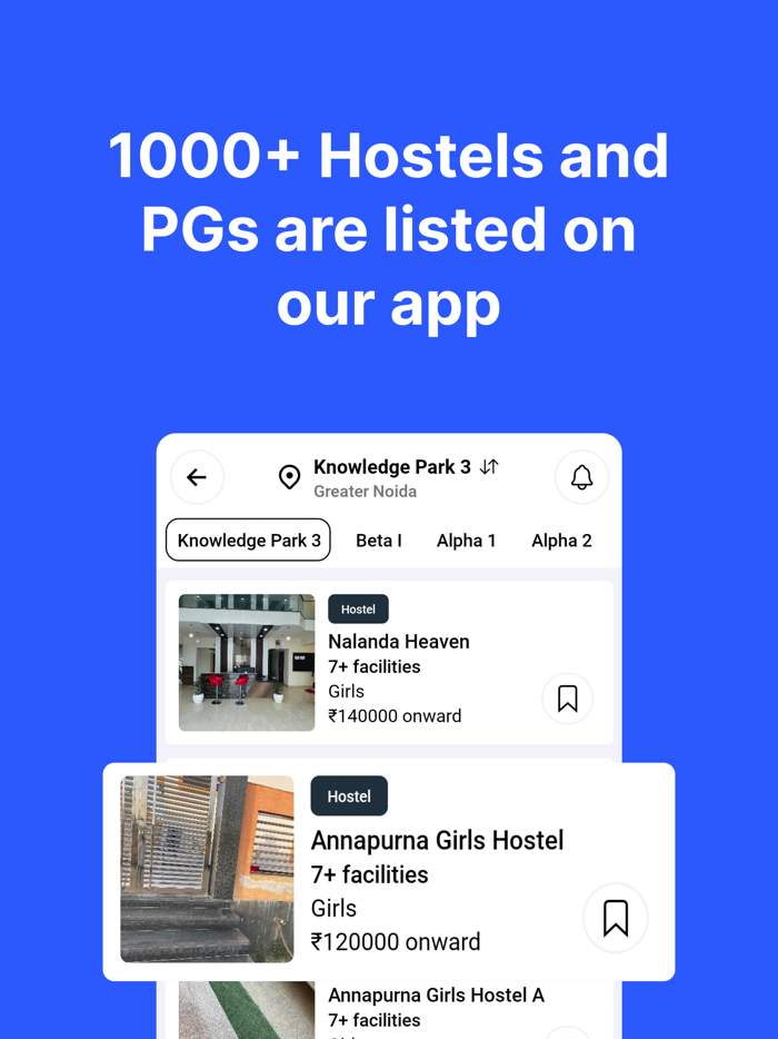 Provider  Search Hostel and PG