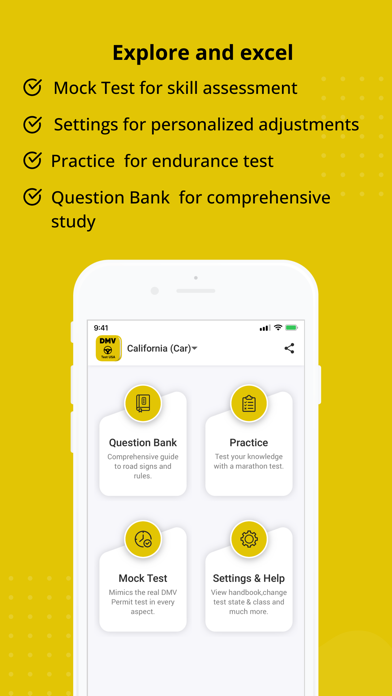 DMV Test USA Screenshot
