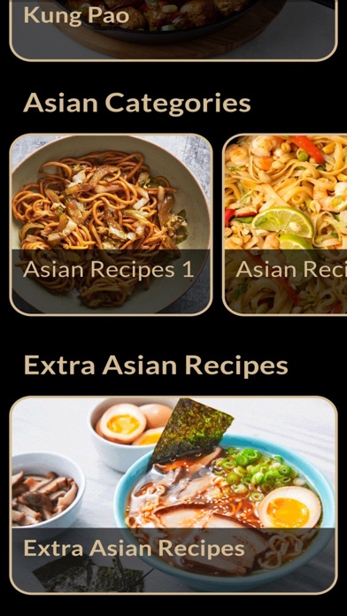 Asian Recipes Plus Screenshot