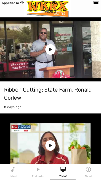 Screenshot #2 pour WKRX 96.7 FM