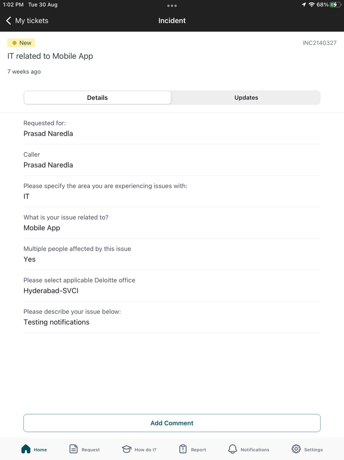 Deloitte My Support app