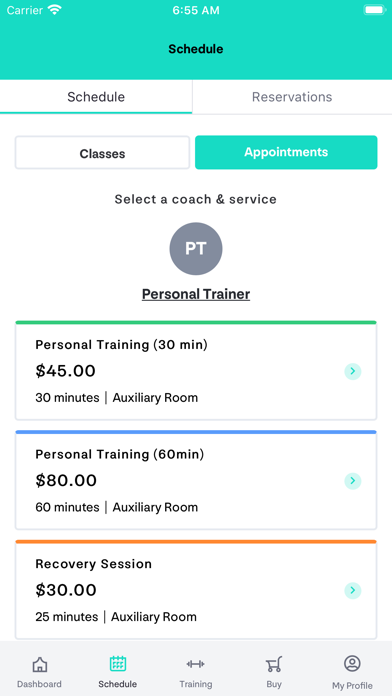 ISF Functional Training Screenshot