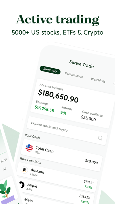 Sarwa: Invest, Trade & Save Screenshot
